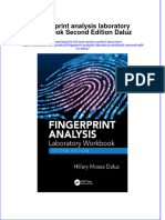 Download textbook Fingerprint Analysis Laboratory Workbook Second Edition Daluz ebook all chapter pdf 