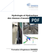 Hydrologie Et Hydraulique Urbaine en Réseau D'assainissement 2016