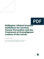 [CPG] Philippine Clinical Practice Guidelines for Cervical Cancer Prevention and the Treatment of Premalignant Lesions of the Cervix (1)