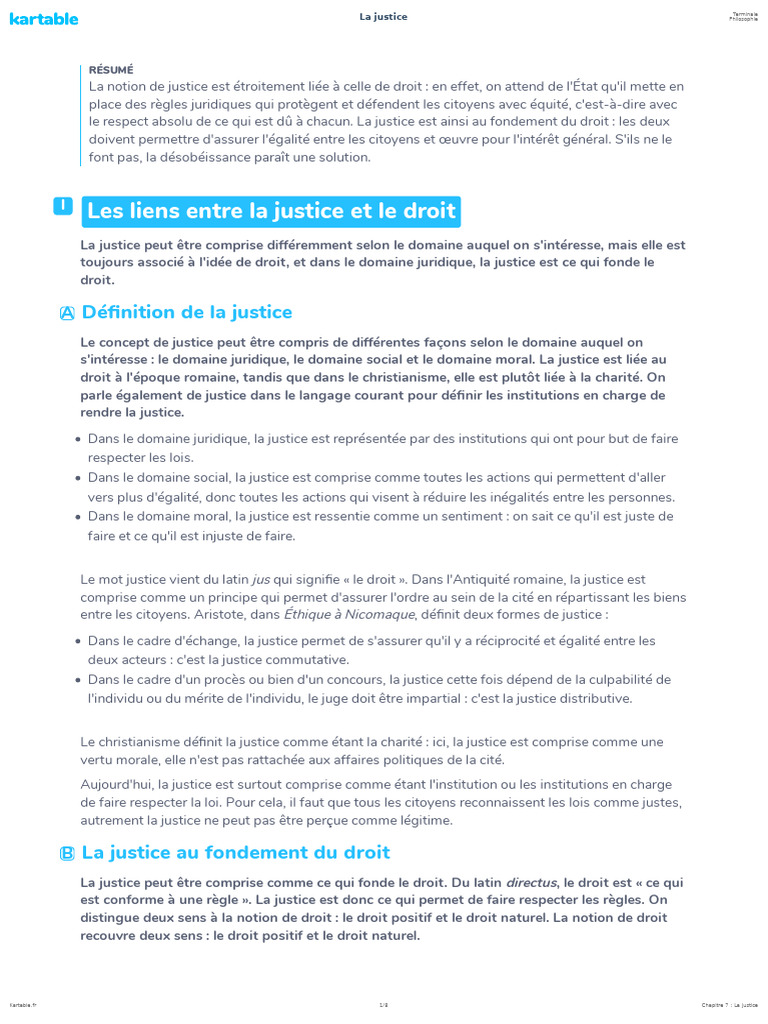 La justice : Fondements et enjeux | PDF | Justice | Crime et violence