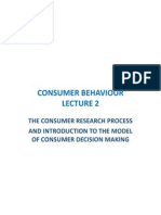 Consumer Behaviour Lecture 2 GRADUATE