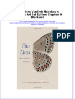 Textbook Fine Lines Vladimir Nabokov S Scientific Art 1St Edition Stephen H Blackwell Ebook All Chapter PDF