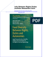 Download textbook Food Diversity Between Rights Duties And Autonomies Alessandro Isoni ebook all chapter pdf 