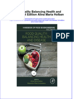 Download textbook Food Quality Balancing Health And Disease 1St Edition Alina Maria Holban ebook all chapter pdf 
