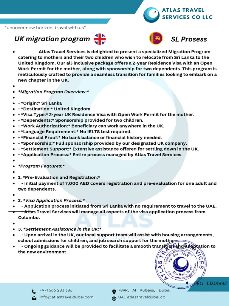 UK Migration Program for Sri Lankan Families | PDF | Travel Visa