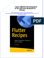 PDF Flutter Recipes Mobile Development Solutions For Ios and Android Fu Cheng Ebook Full Chapter