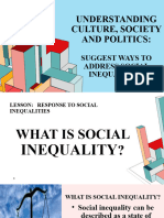 Suggest Ways To Address Social Inequalities G 5