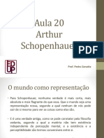 Slides - Aula 20 - ARTHUR SCHOPENHAUER