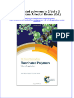 Textbook Fluorinated Polymers in 2 Vol V 2 Applications Ameduri Bruno Ed Ebook All Chapter PDF
