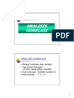 Analisis Korelasional