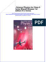 Download textbook Foundation Science Physics For Class 9 By H C Verma Bharati Bhawan 1St Edition H C Verma ebook all chapter pdf 