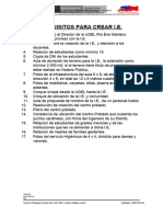 REQUISITOS PARA CREAR I.E (1)