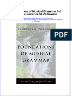 Textbook Foundations of Musical Grammar 1St Edition Lawrence M Zbikowski Ebook All Chapter PDF