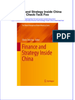 Download pdf Finance And Strategy Inside China Check Teck Foo ebook full chapter 