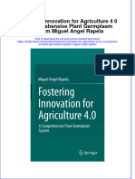 PDF Fostering Innovation For Agriculture 4 0 A Comprehensive Plant Germplasm System Miguel Angel Rapela Ebook Full Chapter