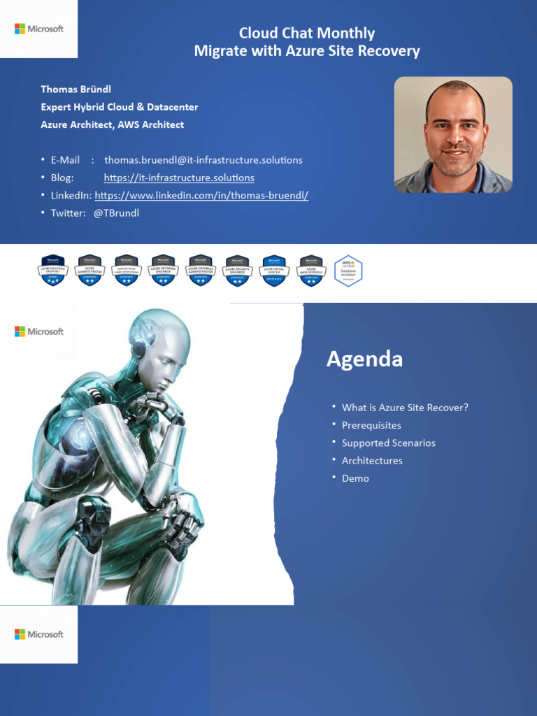 Migrate With Azure Site Recovery Cloud Chat Monthly Pdf