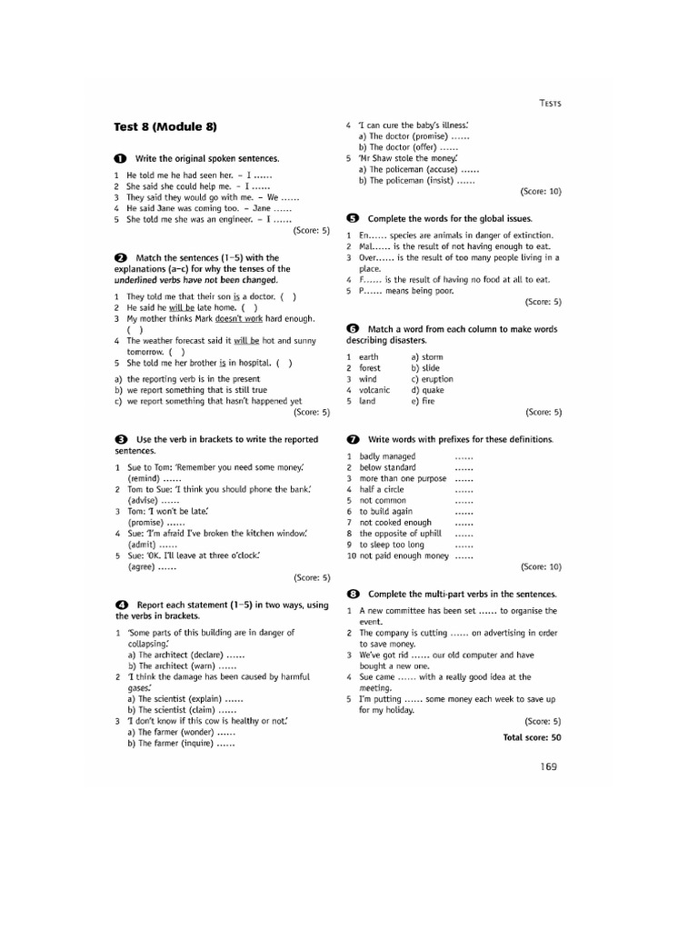 Test 8 | PDF