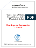 Caderno - Pentecostes - Ano B - 2024