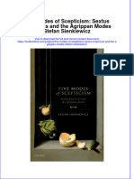 Download pdf Five Modes Of Scepticism Sextus Empiricus And The Agrippan Modes Stefan Sienkiewicz ebook full chapter 