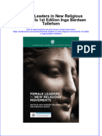 Textbook Female Leaders in New Religious Movements 1St Edition Inga Bardsen Tollefsen Ebook All Chapter PDF