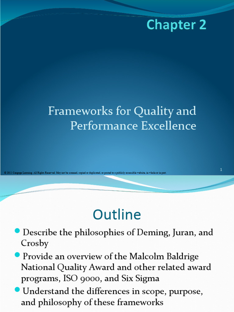 Quality and Performance Excellence 6E Chapter 2 1 | PDF | Six Sigma ...