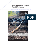 Download textbook Foundations Of Decision Analysis Ronald A Howard ebook all chapter pdf 