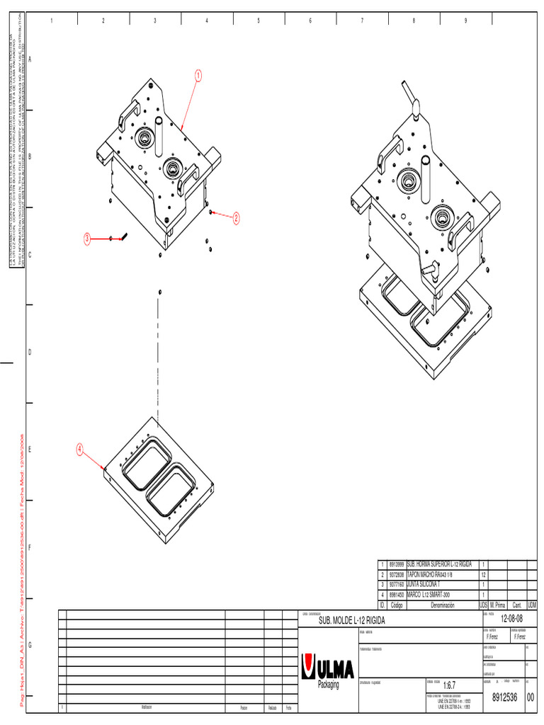 Componentes para ULMA Smart 300 | PDF