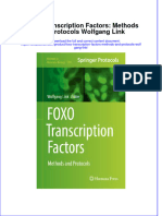 Download textbook Foxo Transcription Factors Methods And Protocols Wolfgang Link ebook all chapter pdf 