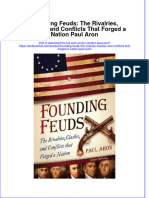 Download textbook Founding Feuds The Rivalries Clashes And Conflicts That Forged A Nation Paul Aron ebook all chapter pdf 