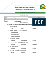 KUMPULAN SOAL ULHAR BAHASA INGGRIS SMT 2 Part Sekian