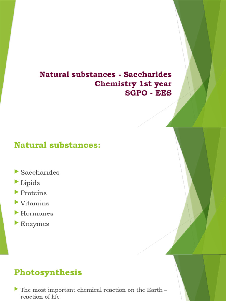 Natural Substances - Saccharides LR (Auto-Saved) | PDF | Carbohydrates ...