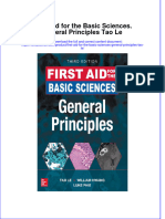 Textbook First Aid For The Basic Sciences General Principles Tao Le Ebook All Chapter PDF