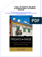 Textbook Fridays of Rage Al Jazeera The Arab Spring and Political Islam 1St Edition Cherribi Ebook All Chapter PDF