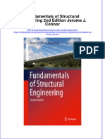 Download pdf Fundamentals Of Structural Engineering 2Nd Edition Jerome J Connor ebook full chapter 