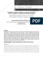 Filho e Righi - O Desenvolvimento Urbano Santos - 2020