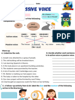 Passive Voice Worksheets - 1