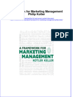 Download pdf Framework For Marketing Management Philip Kotler ebook full chapter 