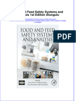 Textbook Food and Feed Safety Systems and Analysis 1St Edition Atungulu Ebook All Chapter PDF