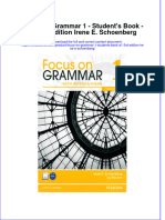 Textbook Focus On Grammar 1 Students Book A1 3Rd Edition Irene E Schoenberg Ebook All Chapter PDF