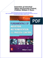 Download pdf Fundamentals Of Industrial Instrumentation And Process Control Second Edition William C Dunn ebook full chapter 