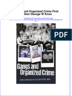 Download textbook Gangs And Organized Crime First Edition George W Knox ebook all chapter pdf 