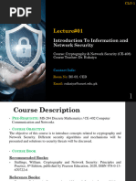 Lecture#01 - Introduction To Information Security COncepts