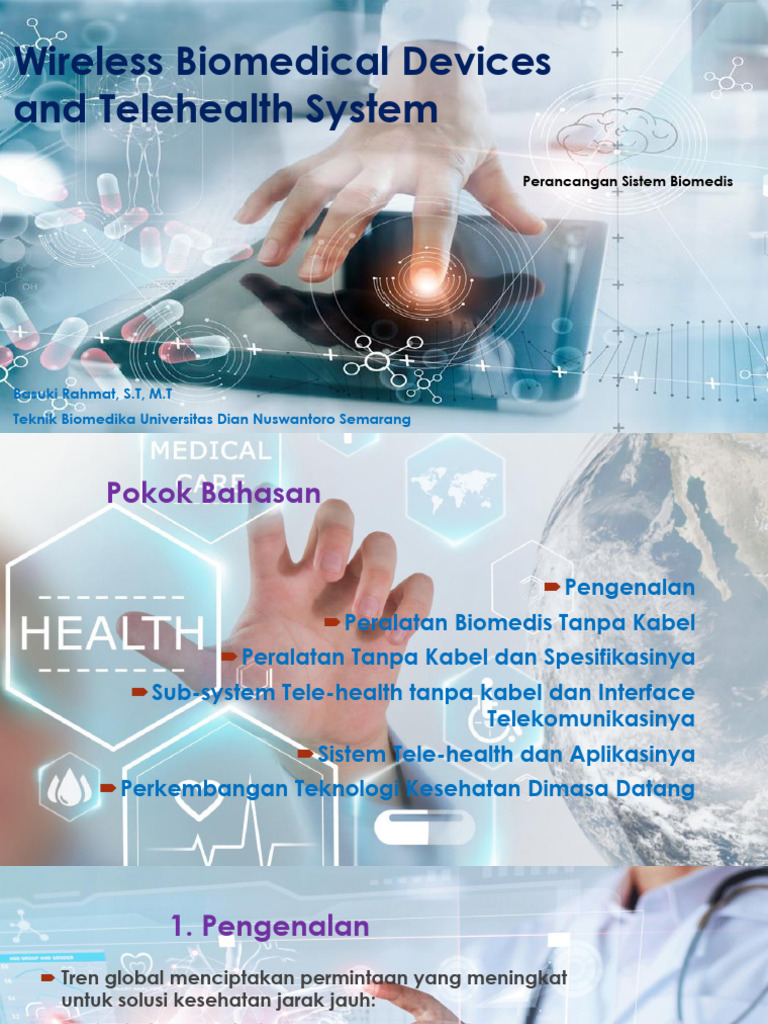 View of Topik 2 Perancangan Sisten Biomedis Nirkabel - Wireless N Telehealth ...