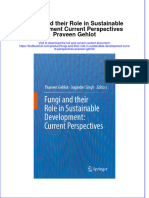 Download textbook Fungi And Their Role In Sustainable Development Current Perspectives Praveen Gehlot ebook all chapter pdf 