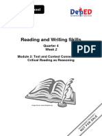 SHS 4th Quarter Reading and Writing Module 2