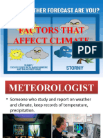 SCIENCE 6 PPT Q4 - Factors That Affect Climate