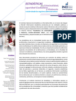 Estadísticas de Criminalidad, Seguridad Ciudadana y Violencia. Octubre - Diciembre 2021