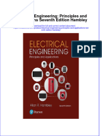 Download pdf Electrical Engineering Principles And Applications Seventh Edition Hambley ebook full chapter 