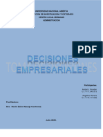 Decisioenes Empresarial Tarea III.