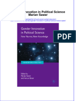 Download textbook Gender Innovation In Political Science Marian Sawer ebook all chapter pdf 